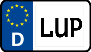 Kennzeichen LUP/