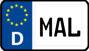 Kennzeichen MAL/