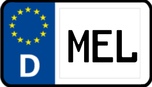 Kennzeichen MEL/