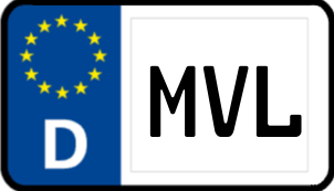 Kennzeichen MVL/