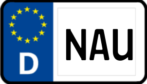 Kennzeichen NAU/