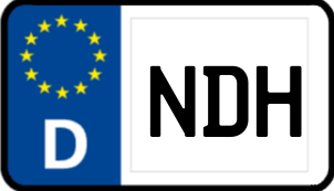 Kennzeichen NDH/