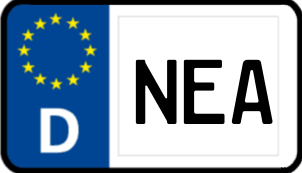 Kennzeichen NEA/