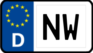 Kennzeichen NW/
