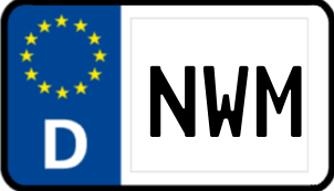 Kennzeichen NWM/