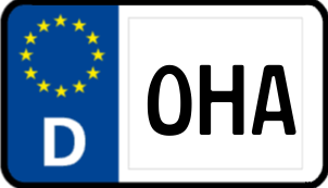 Kennzeichen OHA/