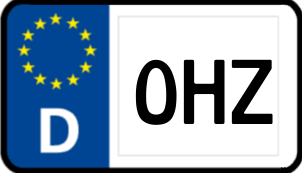Kennzeichen OHZ/