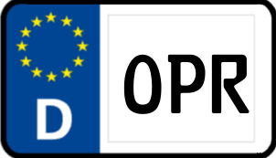 Kennzeichen OPR/