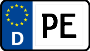 Kennzeichen PE/