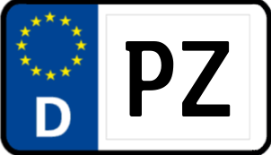 Kennzeichen PZ/
