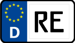 Kennzeichen RE/