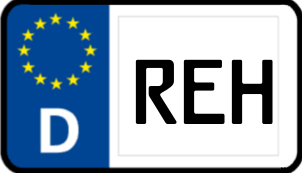 Kennzeichen REH/