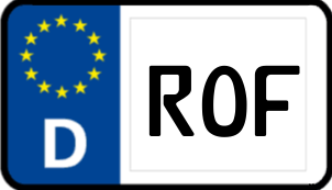 Kennzeichen ROF/