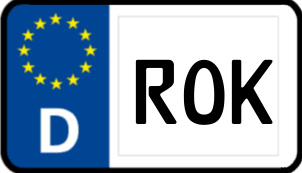 Kennzeichen ROK/