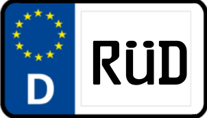 Kennzeichen RUeD/