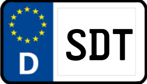 Kennzeichen SDT/