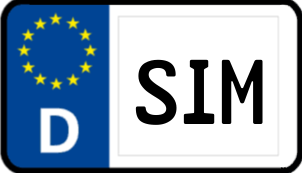 Kennzeichen SIM/