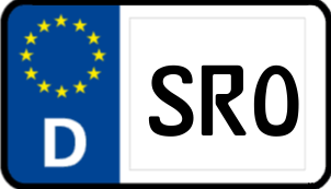 Kennzeichen SRO/