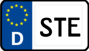 Kennzeichen STE/