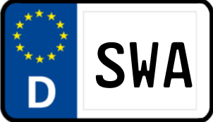 Kennzeichen SWA/