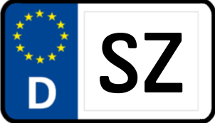 Kennzeichen SZ/
