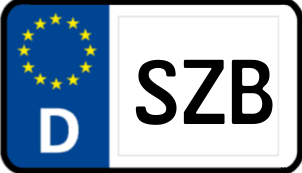 Kennzeichen SZB/