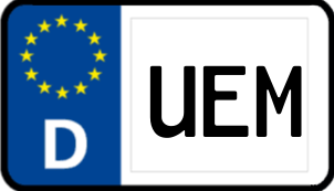 Kennzeichen UEM/