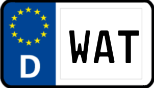 Kennzeichen WAT/