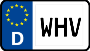 Kennzeichen WHV/