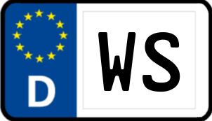 Kennzeichen WS/