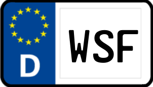 Kennzeichen WSF/
