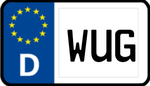 Kennzeichen WUG/