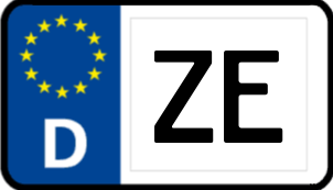 Kennzeichen ZE/