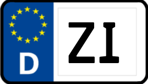 Kennzeichen ZI/