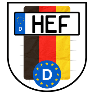 HEF Kennzeichen Kennzeichen HEF