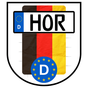 HOR Kennzeichen Kennzeichen HOR