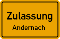 Zulassungsstelle Andernach Zulassungsstelle Andernach Kennzeichen reservieren