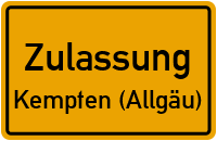 Zulassungsstelle Kempten (Allgäu) Stadt Zulassungsstelle Kempten (Allgäu) Kennzeichen reservieren