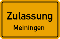 Zulassungsstelle Meiningen Zulassungsstelle Meiningen Kennzeichen reservieren